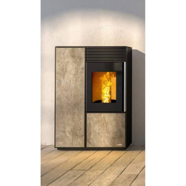 Stufa pellet ERMETICA NOBIS A10 C LIGHT 10kW conv. nat.-ventil.-2 canalizzazioni