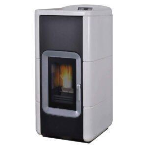 Termostufa pellet arredo LAMINOX AIDA IDRO 28 MAIOLICA 28kW riscaldamento casa