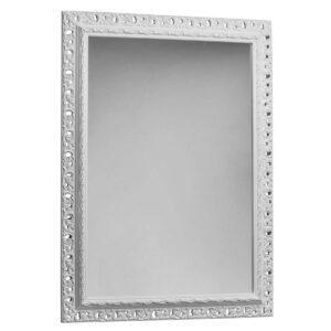 CIPI Specchio BAROKKO JR in legno intarsiato finiture lucide bianco,oro,argento