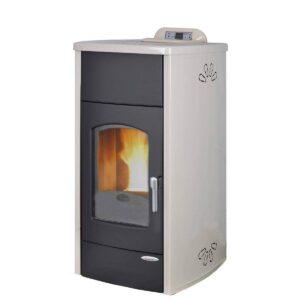 Termostufa a pellet Laminox GRETA IDRO LUX 18kW rivestita in acciaio verniciato