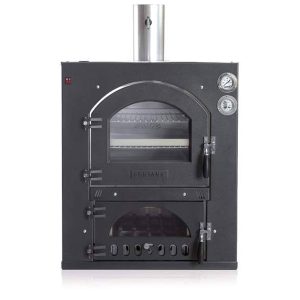 FONTANA FORNI a legna da incasso INC QV 80x45 in acciaio