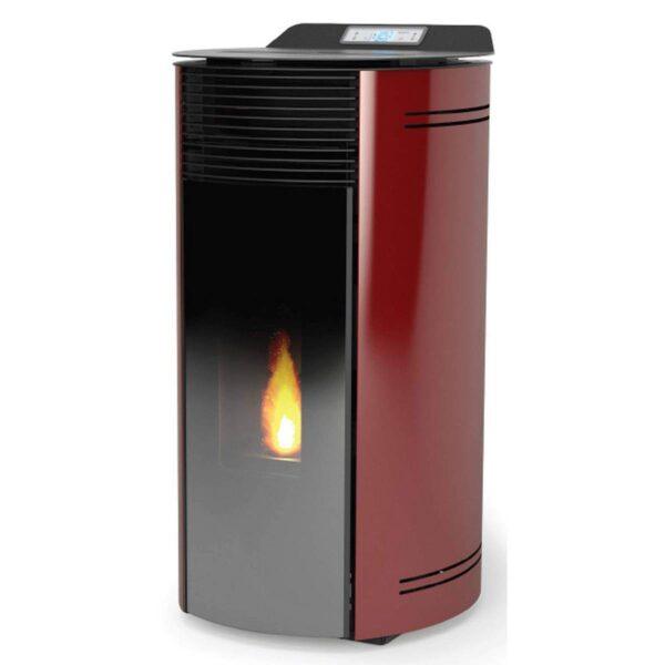 Stufa a pellet canalizzata LAMINOX JESSICA 11 AIR 11kW acciaio e vetro oscurato