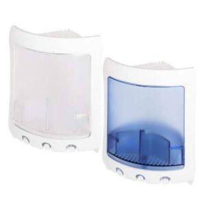 METAFORM LOOP Angolare doccia bianco/blu resine termoplastiche fissaggio a vite