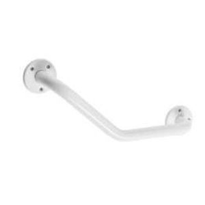 METAFORM ALFORTE Maniglione di sicurezza 45° 41x22 cm tubo Ø4cm acciaio bianco