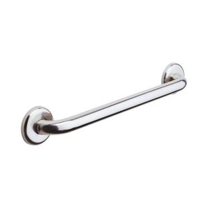 Maniglione di sicurezza lineare METAFORM SAFE MEDIUM L=30 cm in acciaio inox AISI 304 lucido tubo Ø32 mm