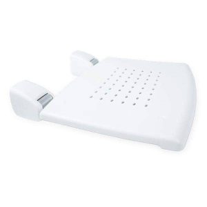 Seduta ribaltabile METAFORM SAFE TOP in resine termoplastiche e acciaio inox bianco