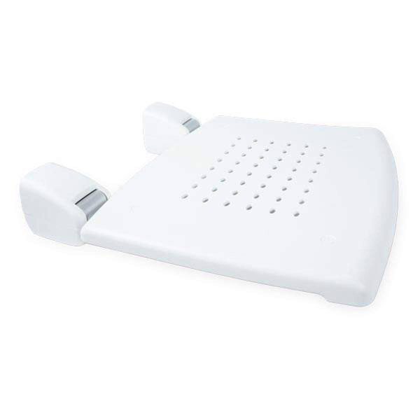 Seduta ribaltabile METAFORM SAFE TOP in resine termoplastiche e acciaio inox bianco