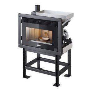 Inserto a pellet Ravelli R 1000 PRO 9 kW ad aria calda ventilata