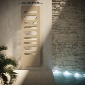 Radiatore Cordivari Neo Design GROOVE in alluminio colore bianco R01 180x41,6x5