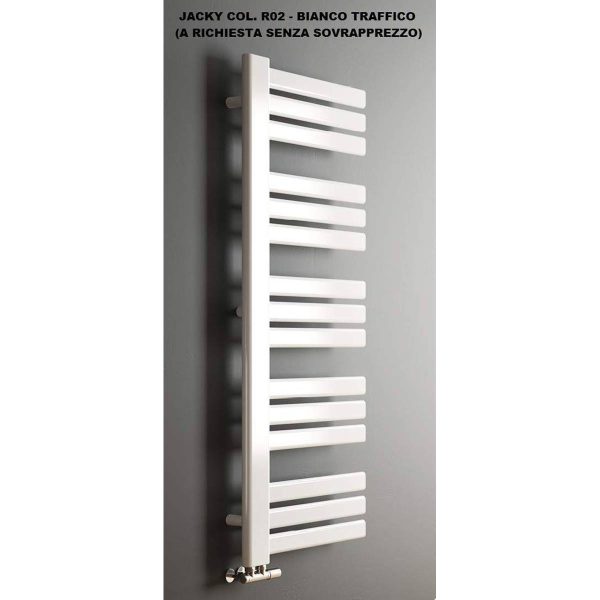 Radiatore Cordivari Neo Design JACKY ELETTRICO in acciaio bianco R01 126x50x5