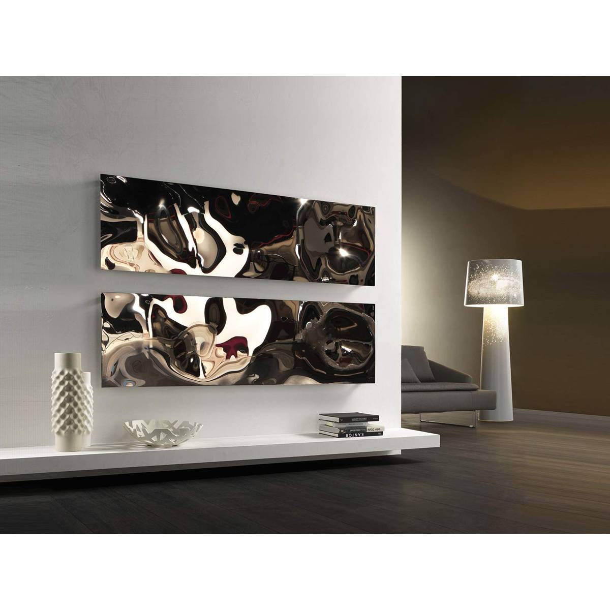 Radiatore Cordivari Design INOX STYLE BLOW VERT/ORIZZ. inox lucido  1700x500mm - immagine 6