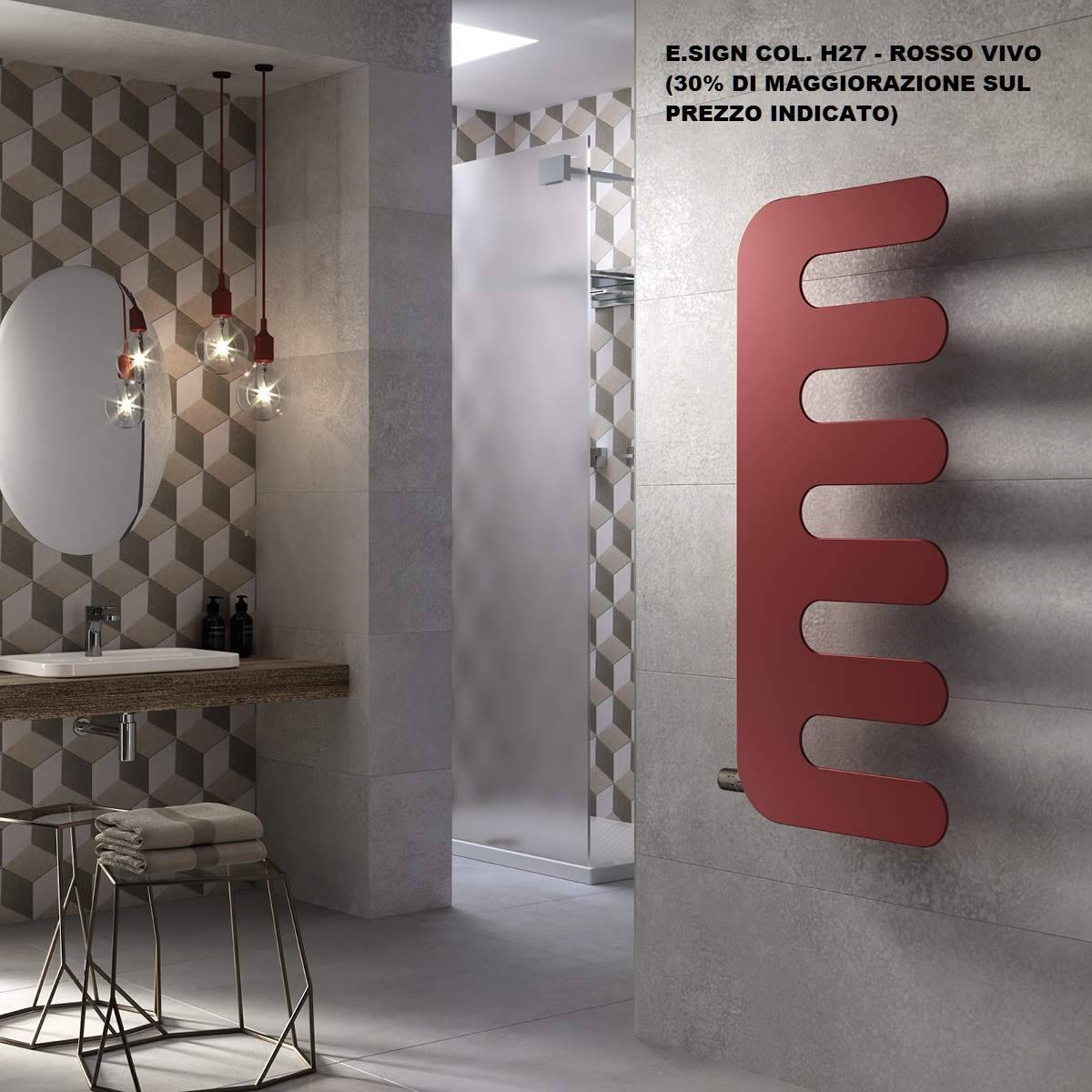 Radiatore Cordivari Design E.SIGN CONTROL EXTRASLIM VERT. BIANCO R01 1220x520 mm - immagine 5