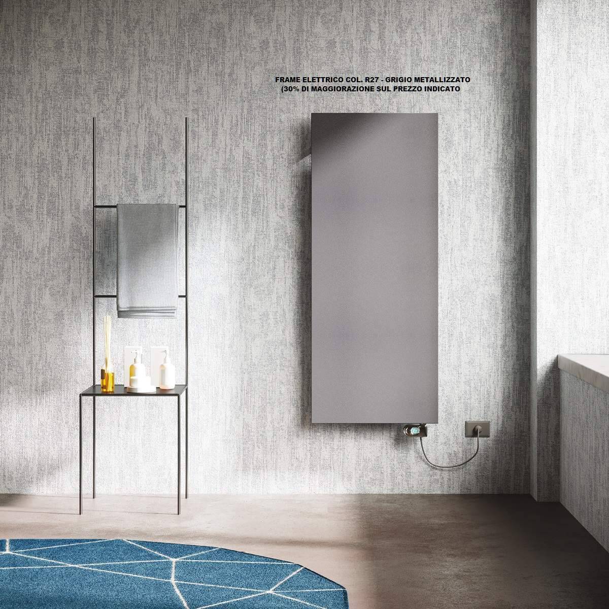 Radiatore Cordivari Neo Design FRAME ELETTRICO VERTICALE BIANCO R01 1192x501 mm - immagine 2