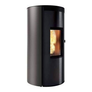 Stufa pellet ermetica Caminetti Montegrappa CUMA NXS EVO 10kW canalizzata 3 ventilatori