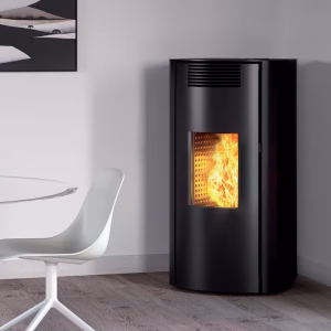 Termostufa a pellet Caminetti Montegrappa BOMA MW26 Wi-Fi EP ermetica e ventilata
