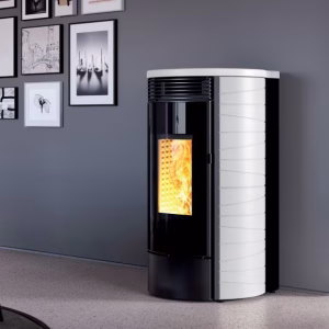Termostufa a pellet Caminetti Montegrappa GASSA MW26 Wi-Fi EP ermetica e ventilata