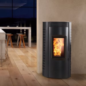 Stufa a pellet Caminetti Montegrappa RONDE+ NIS EVO WI-FI 8,6kW | Quaranta Store