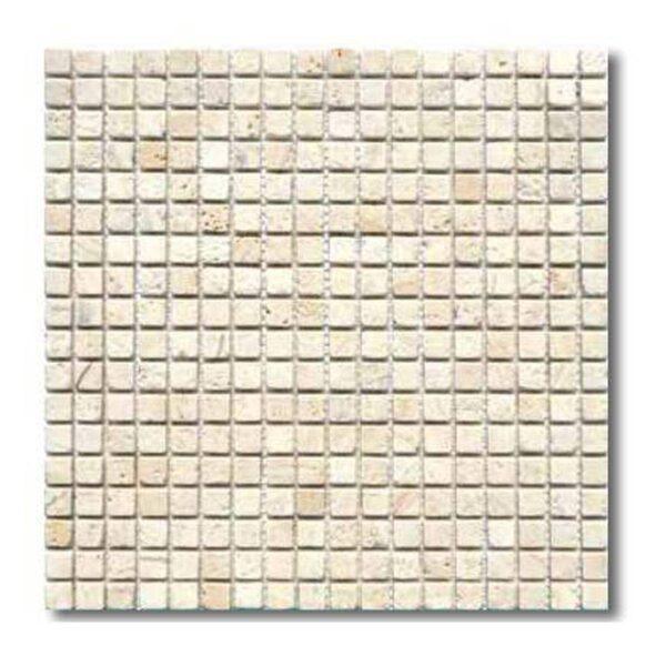 Mosaico 30x30 travertino chiaro