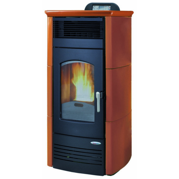 Stufa a pellet Laminox VALENTINA AIR PRESTIGE 16kW aria canalizzata in maiolica