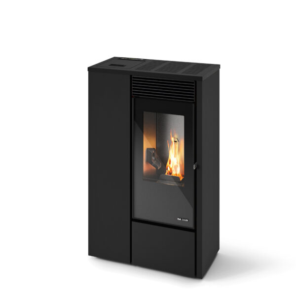 Stufa pellet Eva Calòr SLIM ERMETICA VANESSA 9,5kW acciaio ventilata - immagine 2