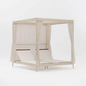 Fast Solaris lettino doppio outdoor in alluminio – con o senza tende | Quaranta Store